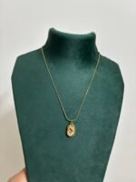 Beautiful white Rose flower design Golden Necklace 🌷1236 - Image 4