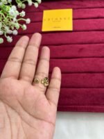 Stainless steel Flower design Adjustable Ring♥️1247