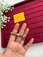 Budget friendly Stainless steel Cartier Rosegold open bangle✨1105 - Image 5