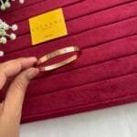 Budget friendly Stainless steel Cartier Rosegold open bangle✨1105