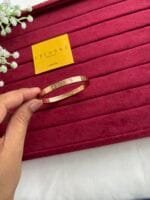 Budget friendly Stainless steel Cartier Rosegold open bangle✨1105