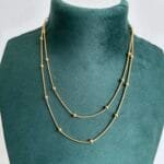 Stainless steel Double layer Necklace ✨1089