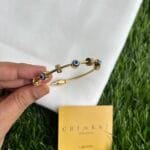 Evil eye design open bangle 🧿1093