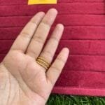 Stainless steel Golden Ring✨1033