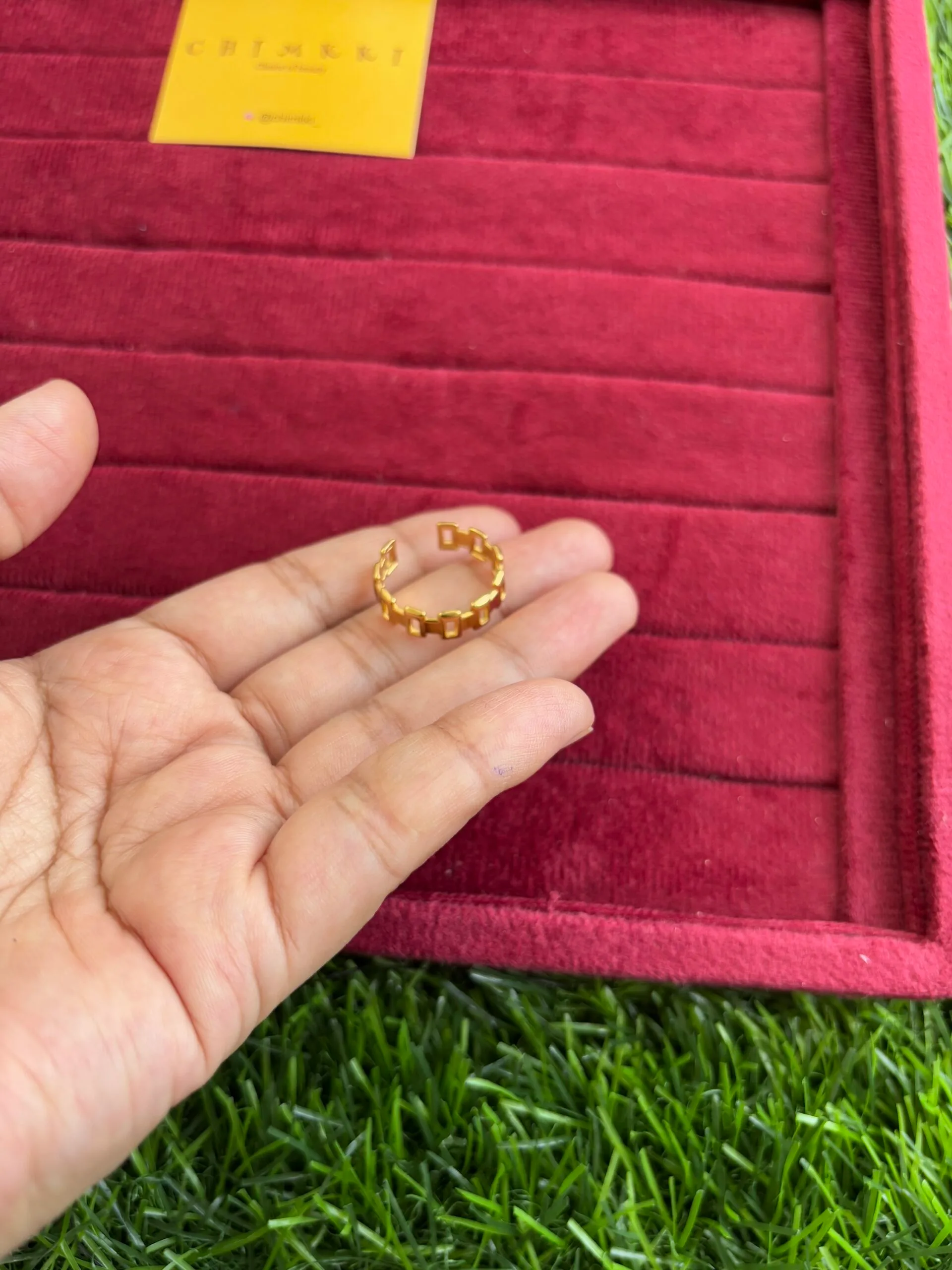 Beautiful Golden Adjustable Ring ✨1137 - Image 2