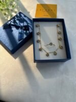 Stainless steel Beautiful circle stone combo set which include Necklace and adjustable Ring♥️1063 - Image 2