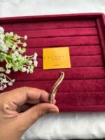 stainless steel Golden Open bangle✨
1007 - Image 3