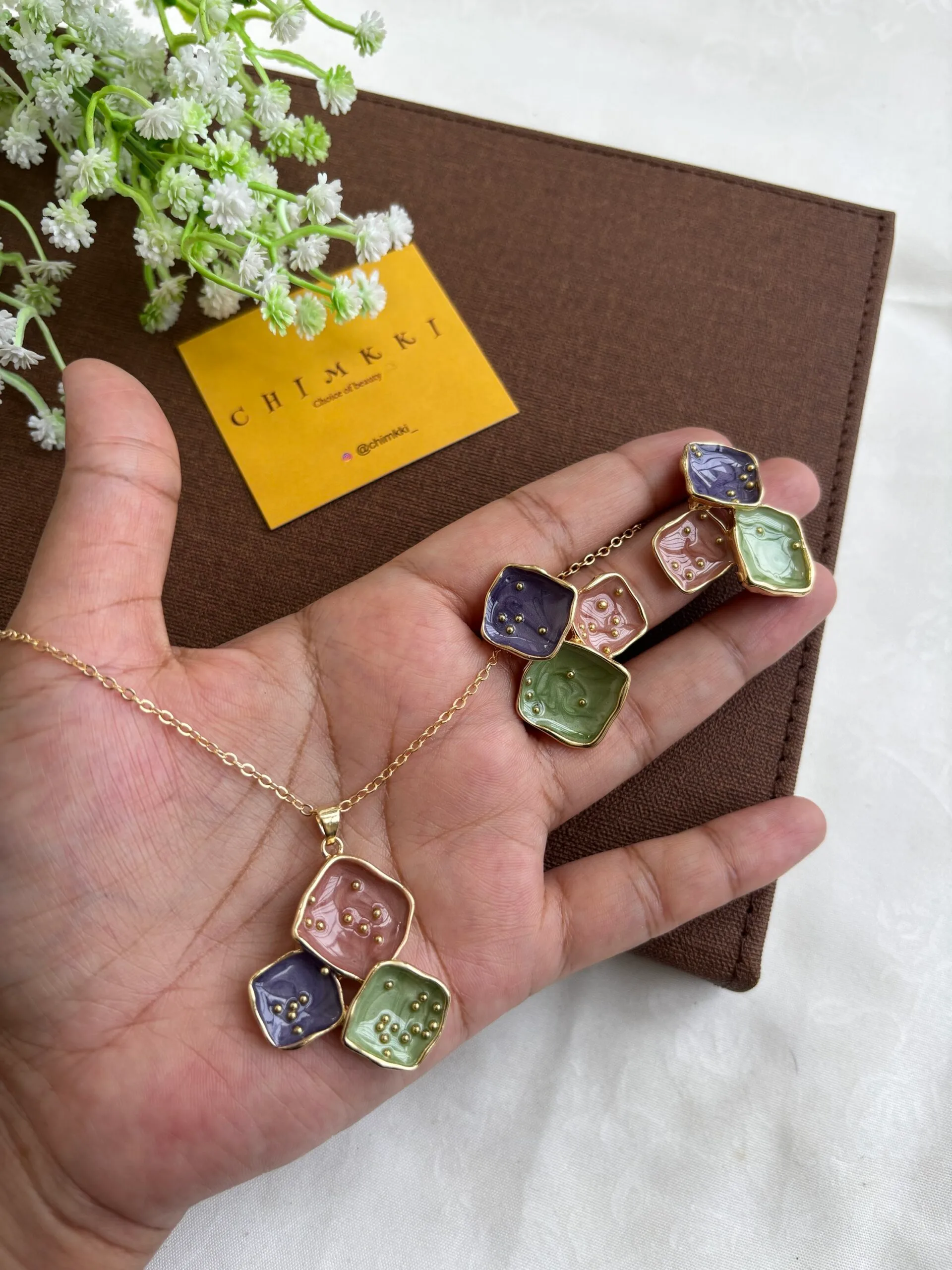 Beautiful pendant sets✨1034 - Image 2