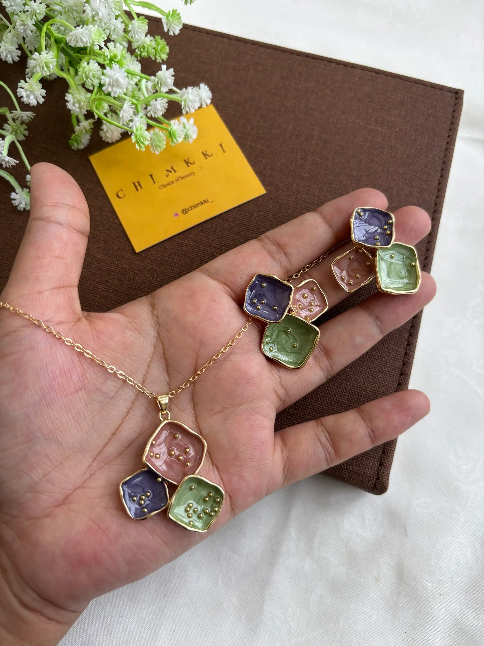 Beautiful pendant sets✨1034 - Image 3
