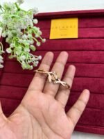 Stainless steel Beautiful butterfly design Rosegold open bangle🌸 1152 - Image 2