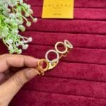 Stainless steel Golden Open bangles✨
1005
