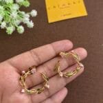 Stainless steel flower design Earrings 🌸1021