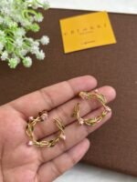 Stainless steel flower design Earrings 🌸1021