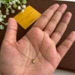 Heart design 3dotstone Necklace ✨1029