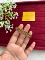 Beautiful leaf design open bangle🌿1161