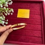 Budget friendly Stainless steel open bangle ♥️1156