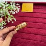 Beautiful stainless steel open bangle ♥️1159