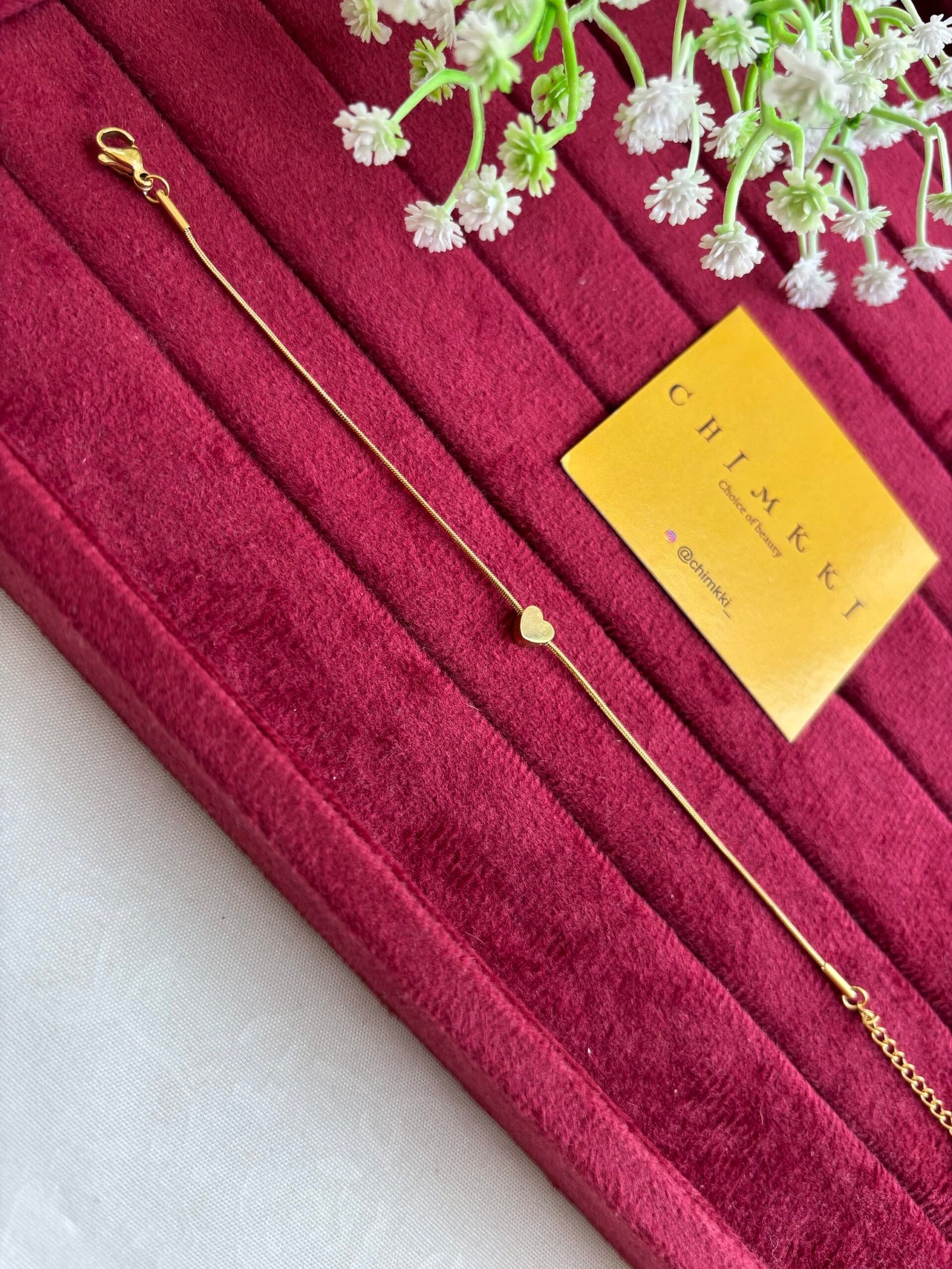 img_9023-2 Beautiful Heart design Golden bracelet ♥️1201 - Image 1