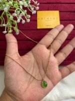 Stainless steel Beautiful green stone Necklace ♥️1127 - Image 3