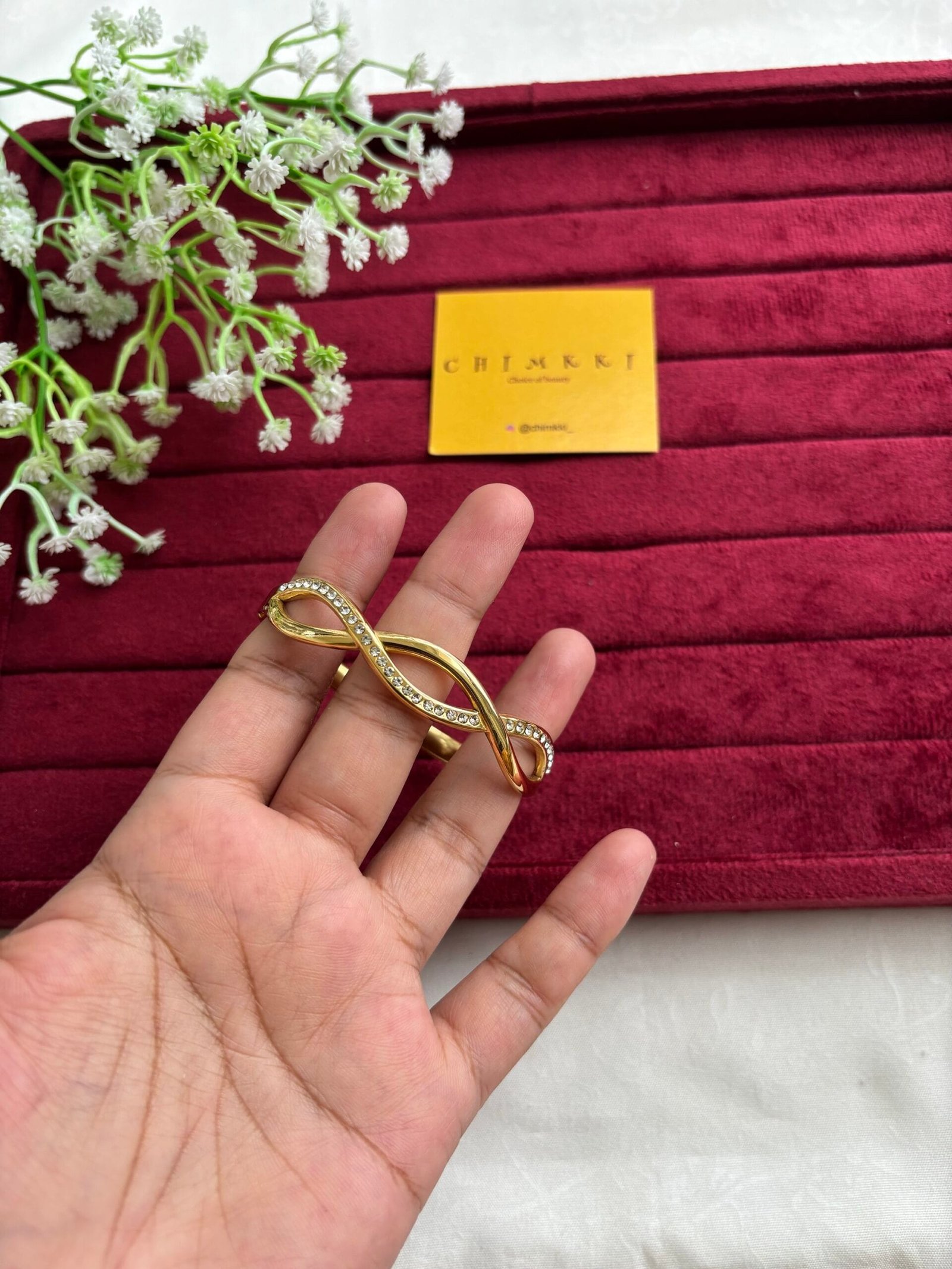 img_9191 stainless steel open bangle♥️1126 - Image 1