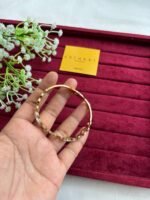 Stainless steel Love heart design Golden open bangle♥️1168 - Image 5