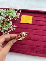 Stainless steel Classic clover design open bangle✨1170