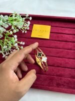 Stainless steel Classic clover design open bangle✨1170 - Image 2