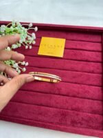 Beautiful Elegant stylish sleek design Golden open bangle♥️1175 - Image 3