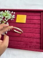 Beautiful Elegant stylish sleek design Golden open bangle♥️1175 - Image 2