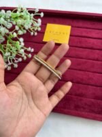 Beautiful Elegant stylish sleek design Golden open bangle♥️1175 - Image 4