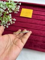 Beautiful Elegant stylish sleek design Golden open bangle♥️1175