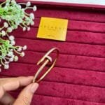 Beautiful Nail design full stone open bangle♥️1167