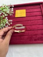 Stainless steel Beautiful Rosegold open Bangle✨1205 - Image 3