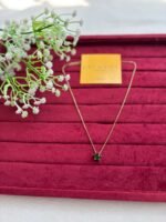 Beautiful Star design Emerald green stone Necklace 🌟♥️1192 - Image 2