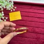 Stainless steel Beautiful Golden open bangle ♥️1256