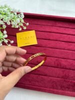 Stainless steel Beautiful Golden open bangle ♥️1256 - Image 2