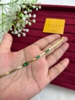 Beautiful Green stone Golden bracelet ✨1252 - Image 2