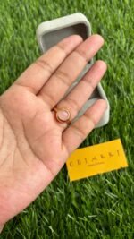 Trendy Pink circle stone Beautiful Adjustable Ring🌸1270 - Image 4