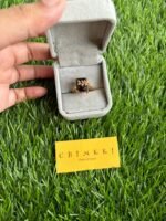 Black rectangular stone beautiful leaf design Adjustable Ring✨1271 - Image 3