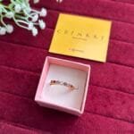 Trendy Multicolour cute small beautiful stone adjustable Ring✨ 1298