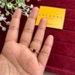 black stone cute little Adjustable Ring✨1264