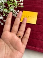 black stone cute little Adjustable Ring✨1264