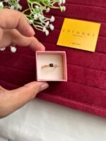 black stone cute little Adjustable Ring✨1264 - Image 3