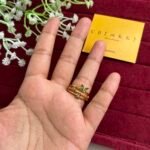 Trendy Green stone Butterfly design Adjustable Ring♥️1266