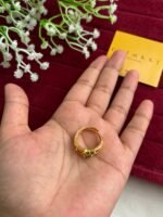 Trendy Green stone Butterfly design Adjustable Ring♥️1266 - Image 3