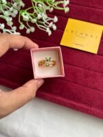 Trendy Green stone Butterfly design Adjustable Ring♥️1266 - Image 2