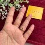 Trendy Multicolour stone adjustable ring✨ 1299