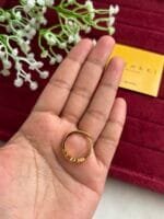 Trendy Multicolour stone adjustable ring✨ 1299 - Image 4