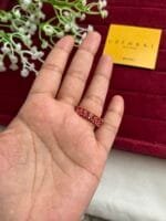 Trendy Ruby stone Adjustable Ring✨ 1293 - Image 3