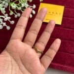 Green stone Beautiful design Adjustable size Rings♥️1265